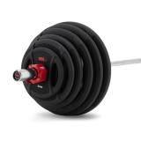 Диск олимпийский обрезиненный с двумя хватами 20 кг REBEL