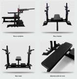 BRONZE GYM AL-321 Скамья для жима пауэрлифтерская с механизмом подъёма штанги
