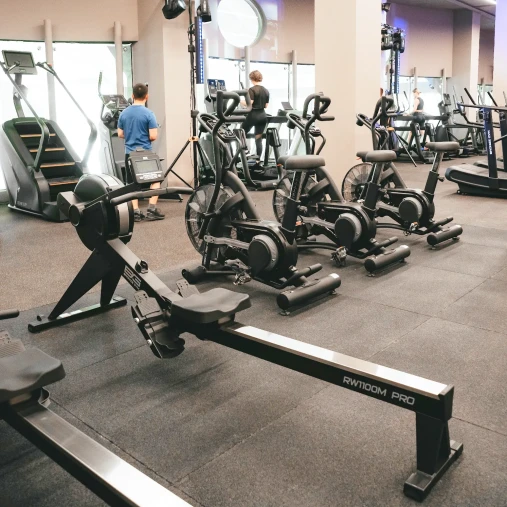 Гребной тренажер коммерческий BRONZE GYM RW1100M PRO с воздушной системой нагрузки Гребной тренажер коммерческий BRONZE GYM RW1100M PRO с воздушной системой нагрузки