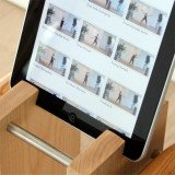 NOHrD Swing Turm Набор гантелей с подставкой, материал: вишня, общий вес: 26 кг 