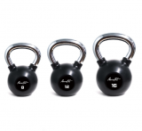 Гиря обрезиненная с хромированной рукояткой, AeroFit, 16 кг. Гиря обрезиненная с хромированной рукояткой, AeroFit, 16 кг.