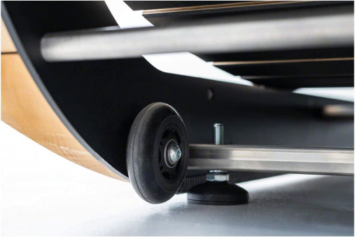 Изогнутая механическая беговая дорожка NOHrD SPRINTBOK, орех