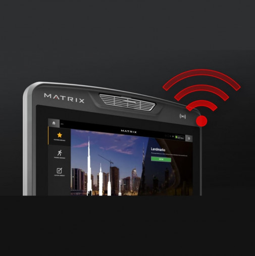 Лестница-степпер Matrix Performance. Консоль Touch XL Base