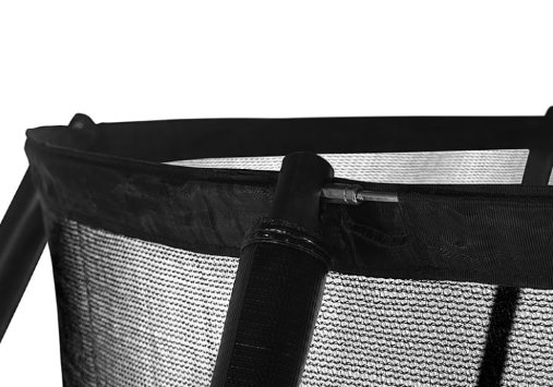 Батут Hasttings Air Game Basketball 15FT (4,6 м) синий с баскетбольным кольцом + внутренней сеткой и двухсторонним защитным матом (зеленый/синий)