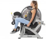 Сгибание ног сидя HOIST CL-3402 серебряный/ синий