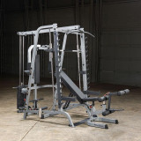 Body-Solid GS348BP4 Black Многофункциональный тренажер Машина Смита со стеком 90кг
