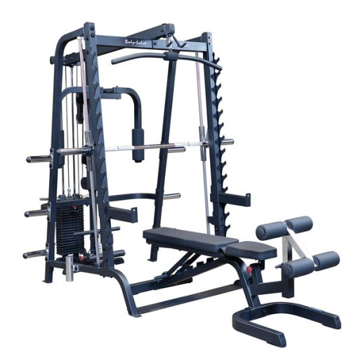 Body-Solid GS348BP4 Black Многофункциональный тренажер Машина Смита со стеком 90кг Body-Solid GS348BP4 Black Многофункциональный тренажер Машина Смита со стеком 90кг