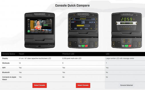Вертикальный велотренажер Matrix Endurance. Консоль LED Вертикальный велотренажер Matrix Endurance. Консоль LED