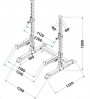 Регулируемая силовая стойка под штангу REBEL ST190