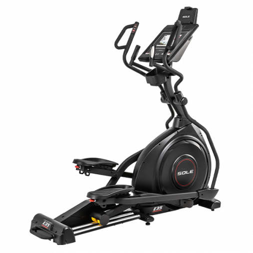 Эллиптический тренажер Sole Fitness Е35 (2023) с автоматическим наклоном педалей