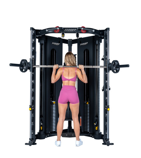 Домашний комплекс для функциональных тренировок HOIST H-8, черный матовый, стек 68 кг х 2