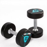 Гантели в уретане LIVEPRO Premium Urethane Dumbbells 38 кг, черный/синий Гантели в уретане LIVEPRO Premium Urethane Dumbbells 38 кг, черный/синий