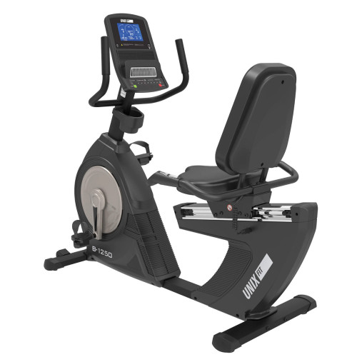 Горизонтальный велотренажер UNIX Fit B-1250 PRO (7" LCD) Горизонтальный велотренажер UNIX Fit B-1250 PRO (7" LCD)